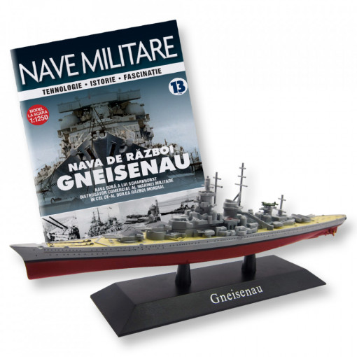 Nava de război Gneisenau - ediția nr. 13 (Nave Militare-repunere)
