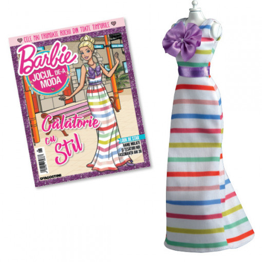 Rochie stil anii '30 - Ediția nr. 06 (Barbie, jocul de-a moda)