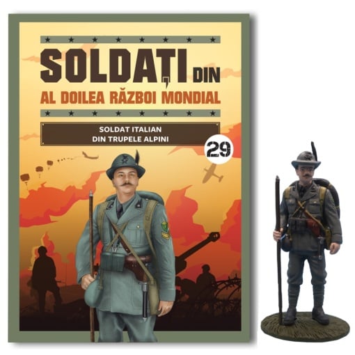 Soldat italian din trupele ALPINI - Ediția nr. 29 (Soldați din al Doilea Războin Mondial)!