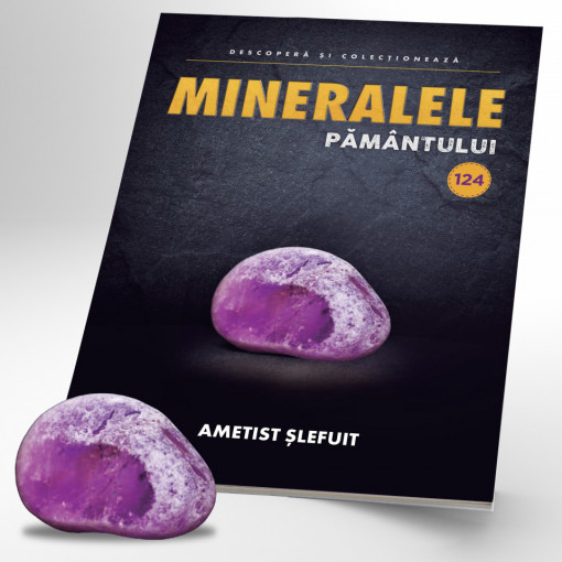 Ametist șlefuit - ediția 124 (Mineralele Pământului-repunere)