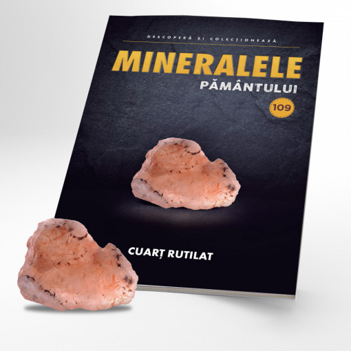 Cuarț rutilat - Ediția nr. 109 (Mineralele Pământului)