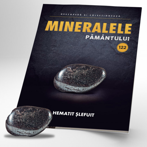 Hematit șlefuit - ediția 122 (Mineralele Pământului)