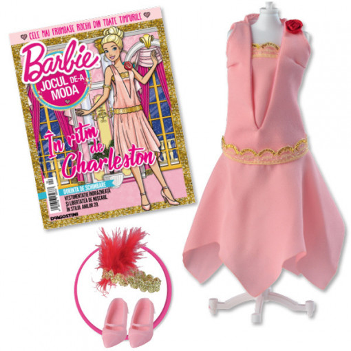 Rochie stil anii '20 - Ediția nr. 04 (Barbie, jocul de-a moda-repunere)