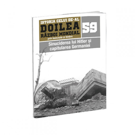 Sinuciderea lui Hitler și capitularea Germaniei - Ediția nr. 59 (două bancnote și două timbre)
