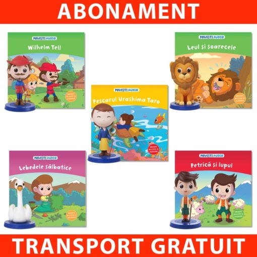 Abonament Povești Audio (lunar)