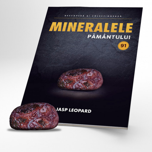 Jasp Leopard - Ediția nr. 91 (Mineralele Pământului)