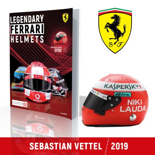 Casti F1 FERRARI - Sebastian Vettel – 2019 ARAI GP-7