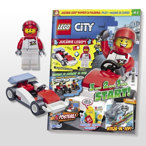 Lego City - Pilot si masina de curse (LEGO®)