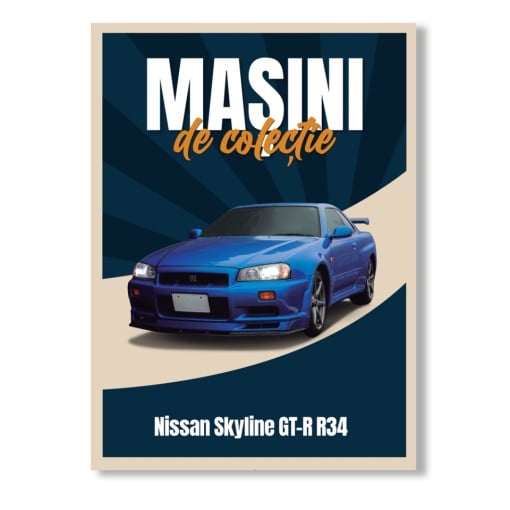 Nissan Skyline GT-R R34 - ediția nr. 70 (Mașini de Colecție)