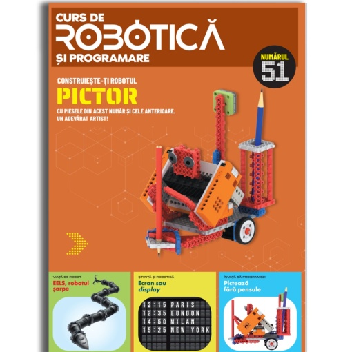 Robot pictor - Ediția nr. 51 (Robotică și programare)