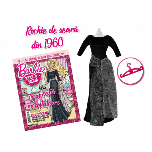 Rochie de seară 1960 - Ediția nr. 21 (Barbie, jocul de-a moda)