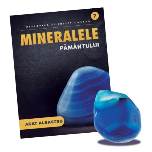 Agat Albastru - Ediția nr.7 (Descoperă Mineralele Pământului)