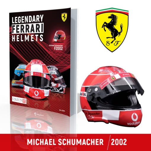 Casti F1 FERRARI - Michael Schumacher – 2002 - SCHUBERTH RF1