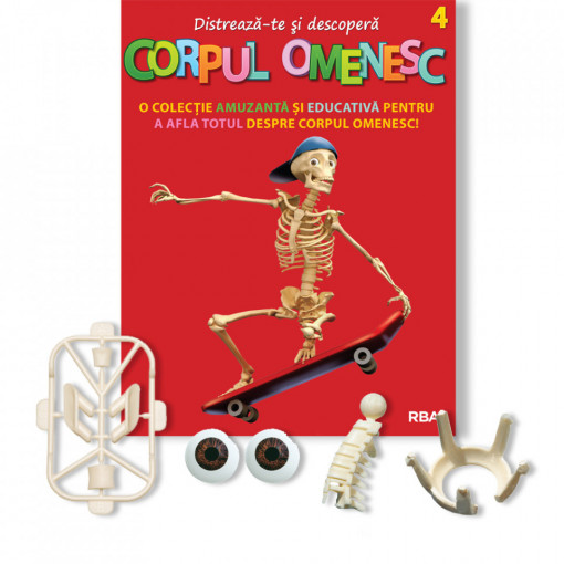 Corpul Omenesc (ochi căprui, legătură cap-vertrebe, set montaj, vertebre cervicale, biblioraft) - ediția nr. 4 (Corpul Omenesc)