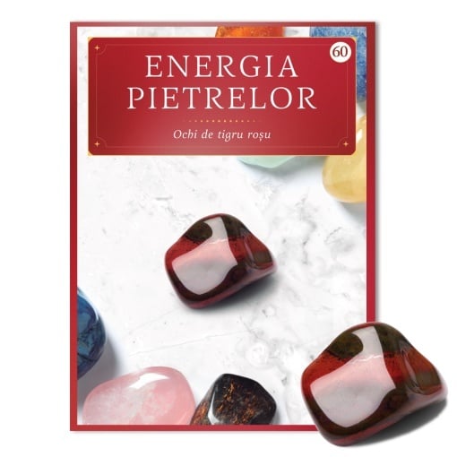 Ochi de tigru rosu - ediția 60 (Energia Pietrelor)