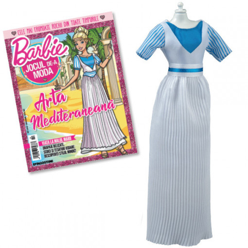 Rochie stil micenian - Ediția nr. 10 (Barbie, jocul de-a moda-repunere)