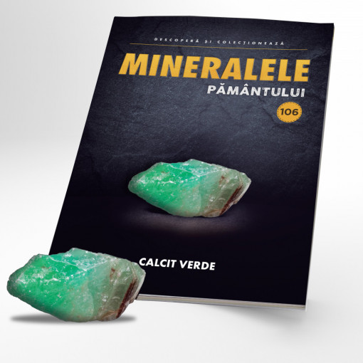 Calcit verde - Ediția nr. 106 (Mineralele Pământului - repunere)