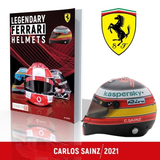 Casti F1 FERRARI - Carlos Sainz – 2021 BELL HP77