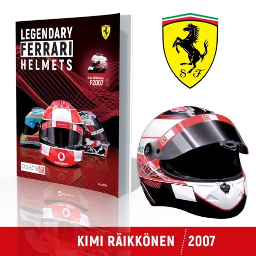 Casti F1 FERRARI - Kimi Räikkönen – 2007 SCHUBERTH RF1