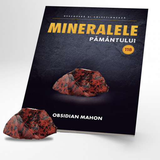 Obsidian Mahon - ediția 118 (Mineralele Pământului-repunere)