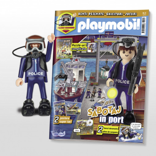 Playmobil Blue - Scafandru Polițist