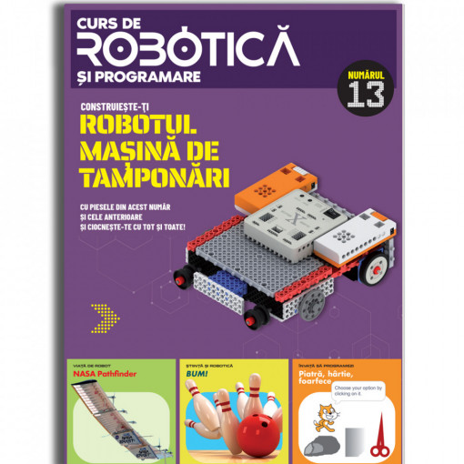 Robotul Mașină de tamponări - Ediția nr. 13 (Robotică și programare)