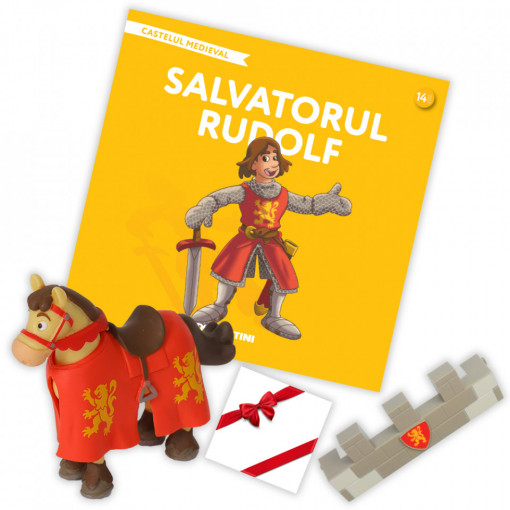 Salvatorul Rudolf, figurină Cal - Ediția nr. 14 (Castelul Medieval)