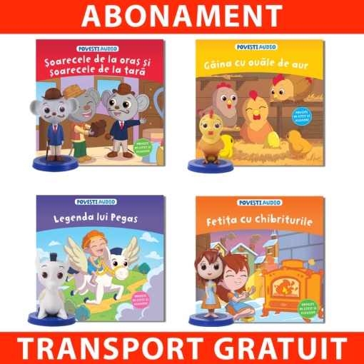 Abonament Povești Audio (lunar)