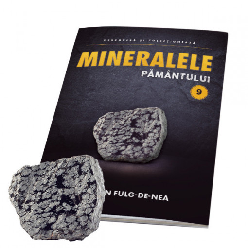 Editia nr. 09 - Obsidian Fulg-De-Nea (Mineralele Pamantului)
