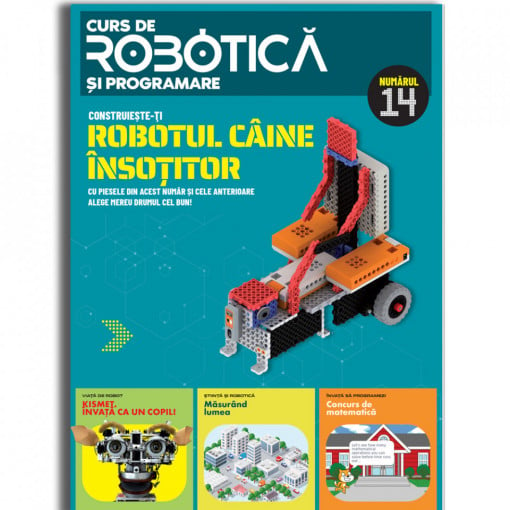 Robotul Câine însoțitor - Ediția nr. 14 (Robotică și programare)