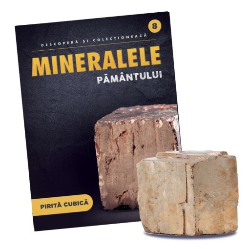 Pirita cubica - Ediția nr.8 (Descoperă Mineralele Pământului)