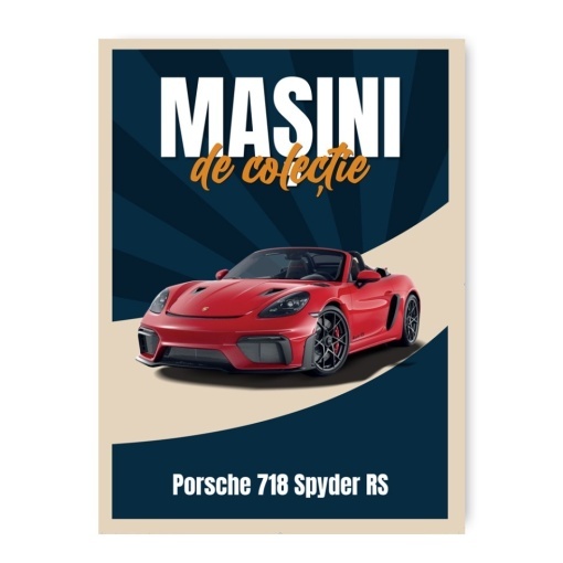 Porsche 718 Spyder RS - ediția nr. 123 (Mașini de Colecție)