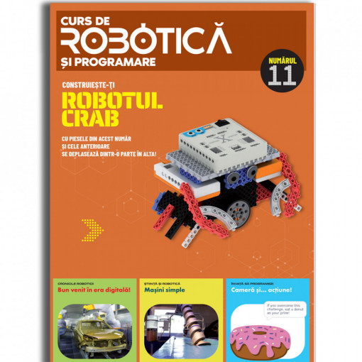 Robotul Crab - Ediția nr. 11 (Robotică și programare)