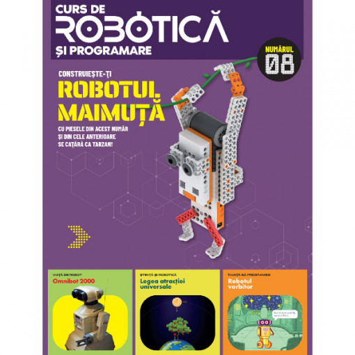 Robotul Maimuță - Ediția nr. 8 (Robotică și programare)