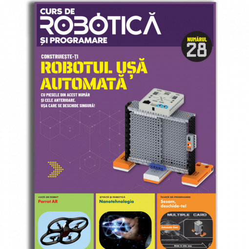 Robotul ușă automată - Ediția nr. 28 (Robotică și programare)