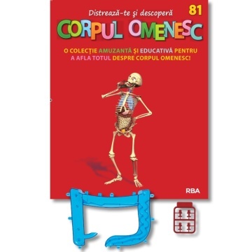 Intestin gros (spate) + Set de 4 șuruburi - ediția nr. 81 (Corpul Omenesc)