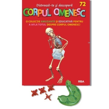 Partea din față a stomacului + 4 elice pentru stomac - ediția nr. 72 (Corpul Omenesc)