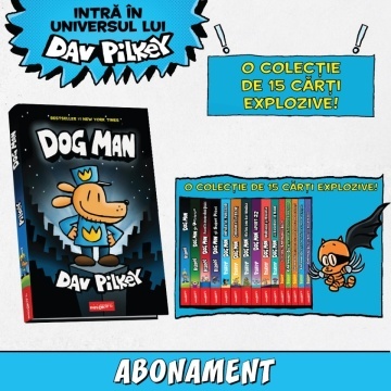 Abonament Dav Pilkey (Dog Man si Capitanul Chilot)