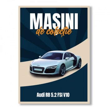 Audi R8 5.2 FSI V10- ediția nr. 34 (Mașini de Colecție)