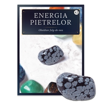 Obsidian fulg-de-nea - ediția 42 (Energia Pietrelor)