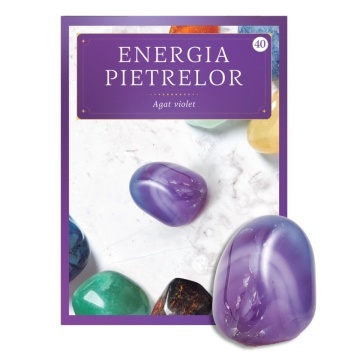 Agat violet - ediția 40 (Energia Pietrelor)