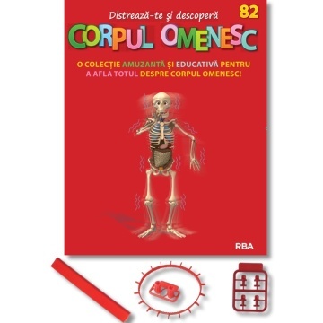 Bandă transportoare + 2 rotițe + Set de 4 şuruburi - ediția nr. 82 (Corpul Omenesc)