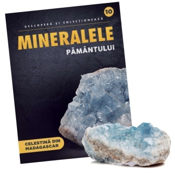 Celestina din Madagascar - Ediția nr.10 (Descoperă Mineralele Pământului)