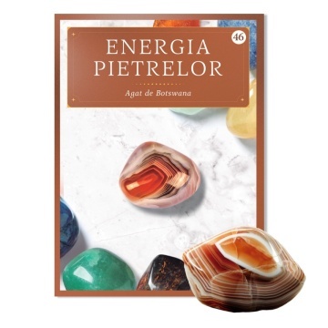 Agat de Botswana - ediția 46 (Energia Pietrelor)