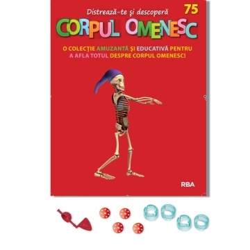 Inele valvulare esofagiene (2)+(2) + Glotă + Set de 4 bile - ediția nr. 75(Corpul Omenesc)