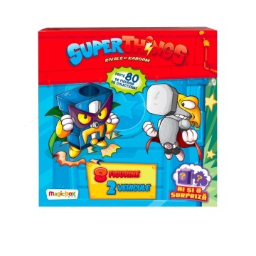 Superthings - Cutia colectionarului (8 figurine + 2 vehicule)