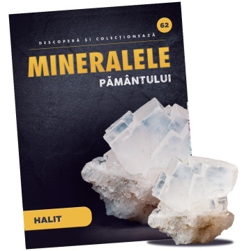Halita Sal Gema- Ediția nr. 62 (Descoperă Mineralele Pământului)