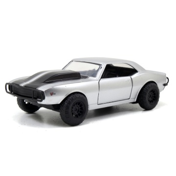 Roman's Chevy Camaro (Candy silver w/ Black stripes) - ediția nr.30 (Fast&Furious)