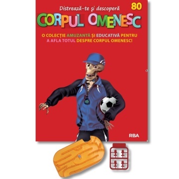 Intestin subțire (față) + Set de 4 șuruburi - ediția nr. 80 (Corpul Omenesc)