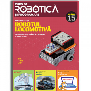Robotul Locomotivă - Ediția nr. 15 (Robotică și programare)